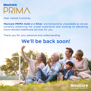 Maxicare PRIMA Silver - Unlimited lab tests, diagnostics and consultations for individuals 0 to 59 years old